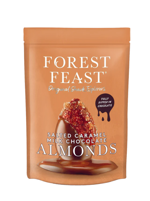 Forest Feast Salted Caramel Milk Chocolate Almonds 120 grams